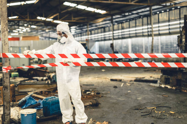 Professional Trauma Scene Cleanup technician working in Owings Mills, MD